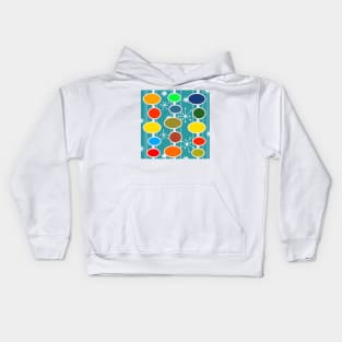 retro fifties atomic science Kids Hoodie